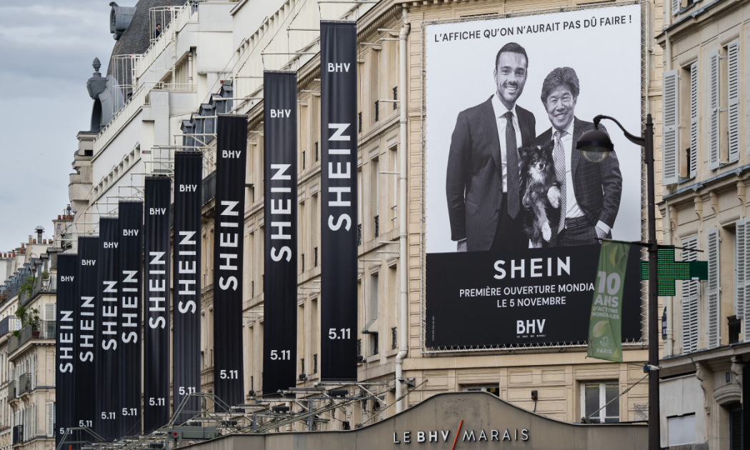 Cửa hàng của nhà bán lẻ thời trang siêu nhanh Shein (Trung Quốc) tại Paris mang sức hấp dẫn lớn