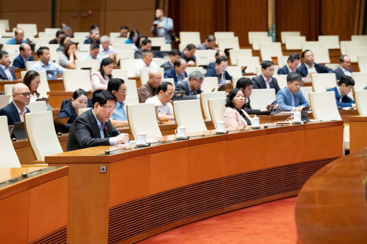 Quang cảnh phiên họp. Ảnh: Quốc hội.