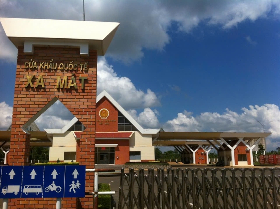 Cửa khẩu Xa Mát tại tỉnh Tây Ninh - Ảnh tư liệu.