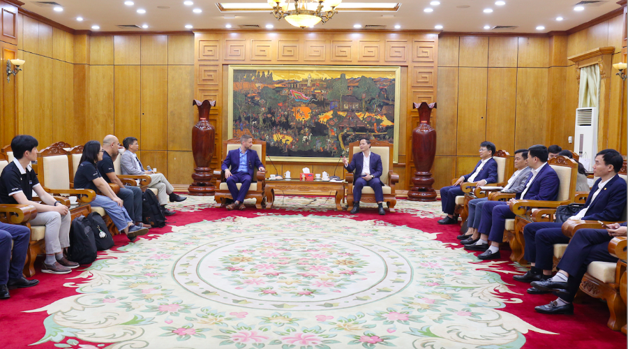 Buổi tiếp và làm việc của Chủ tịch UBND tỉnh Bắc Ninh Vương Quốc Tuấn với lãnh đạo tập đoàn bán dẫn Qorvo (Mỹ).