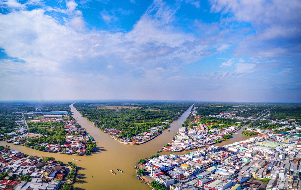 TP. Ngã Bảy (tỉnh Hậu Giang cũ) sẽ sở hữu hệ thống hạ tầng đô thị đồng bộ, tạo nền tảng phát triển bền vững, phù hợp định hướng trở thành đô thị hạt nhân của TP. Cần Thơ. Ảnh internet