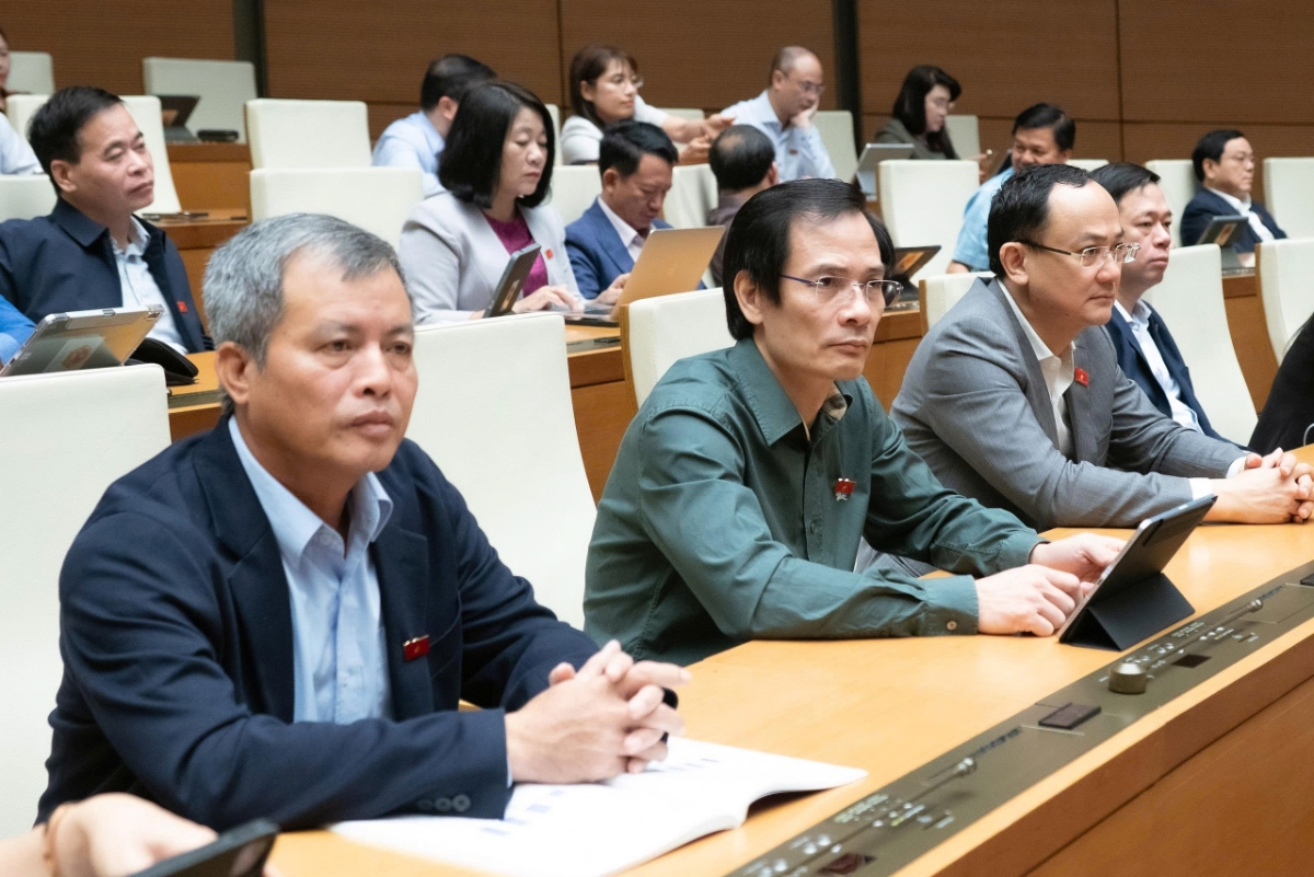 Các đại biểu tham dự phiên thảo luận. Ảnh: Quốc hội.&nbsp;