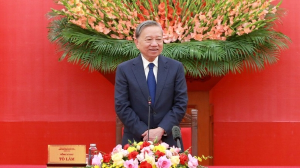 Tổng Bí thư Tô Lâm gặp mặt các tập thể, cá nhân tham gia bảo vệ an ninh, trật tự ở cơ sở tiêu biểu, xuất sắc 