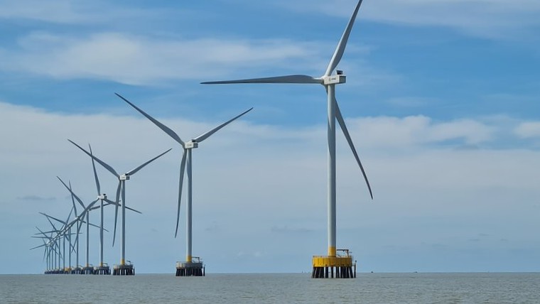 Cà Mau trở thành trung tâm năng lượng tái tạo, năng lượng xanh của cả nước. Ảnh: Nhật Hồ