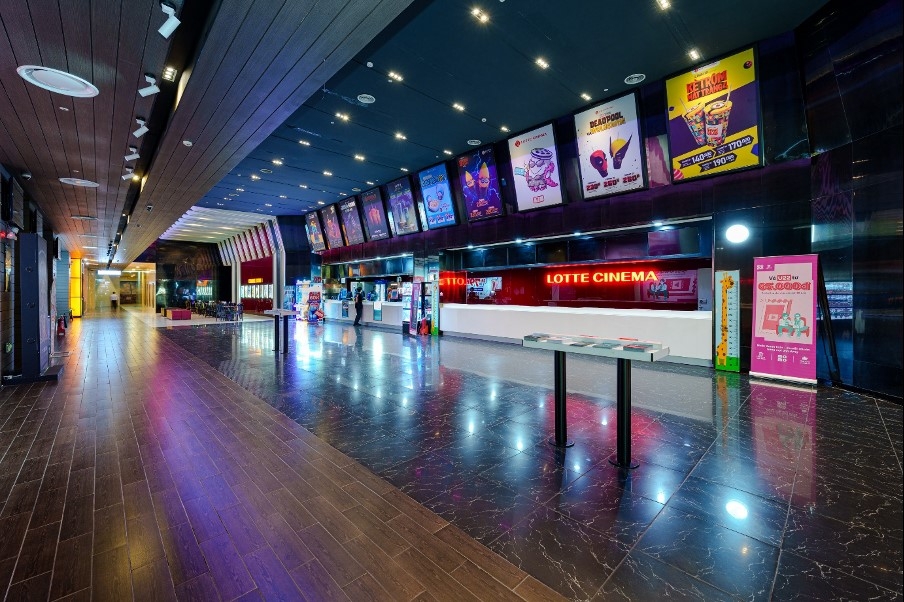 Rạp chiếu phim Lotte Cinema – Tầng 7.