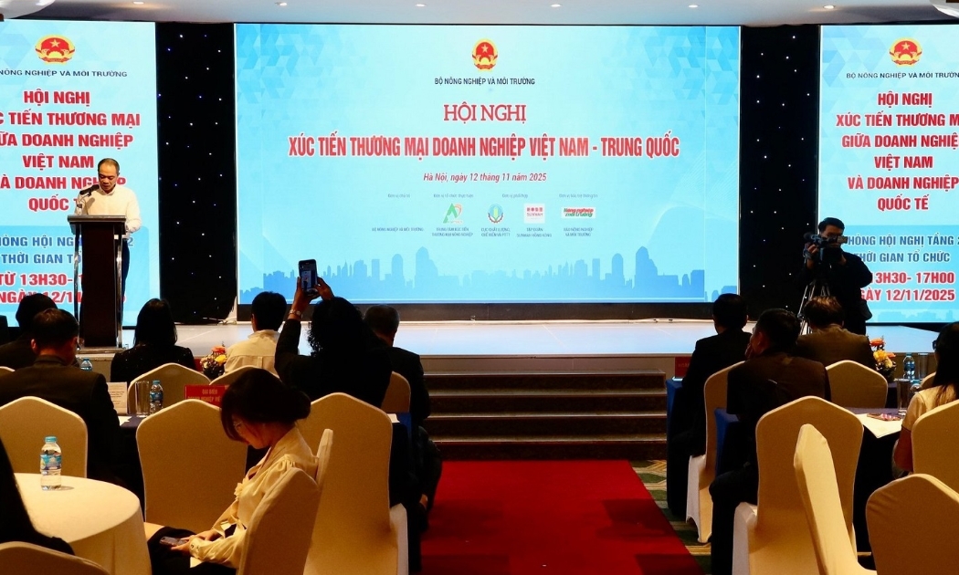 Diễn đàn xúc tiến thương mại giữa doanh nghiệp Việt Nam - Trung Quốc.