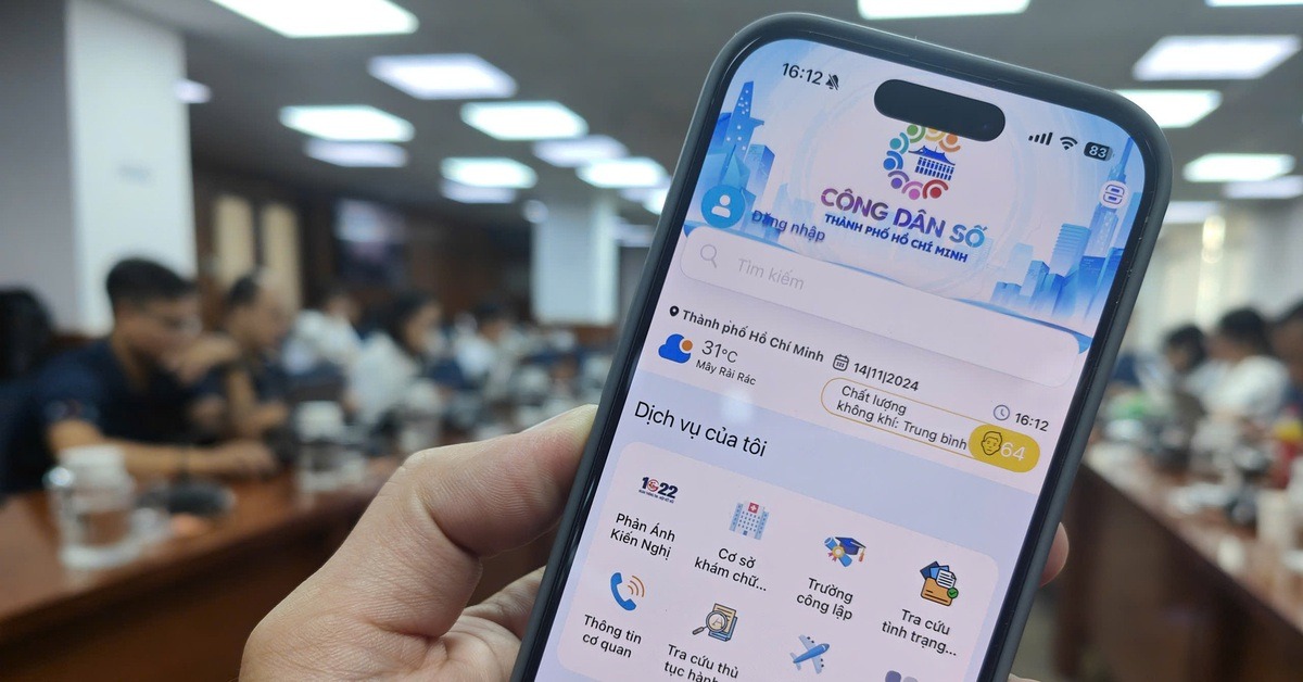 Ứng dụng Công dân số TP.HCM chính thức ra mắt từ cuối năm 2024, tích hợp nhiều lớp dữ liệu cung cấp đa dạng tiện ích