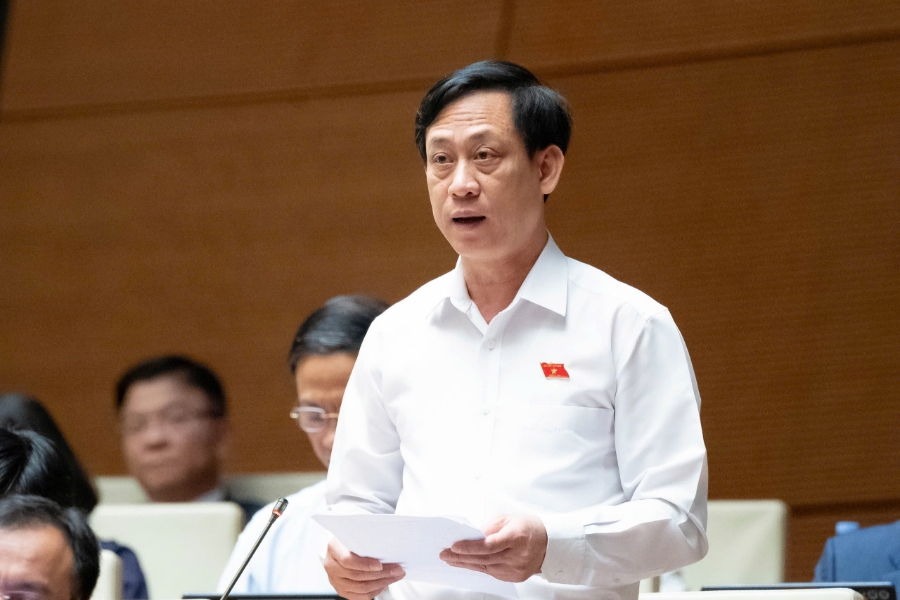 Đại biểu Mai Văn Hải, đoàn ĐBQH tỉnh Thanh Hóa. Ảnh: Quochoi.vn.