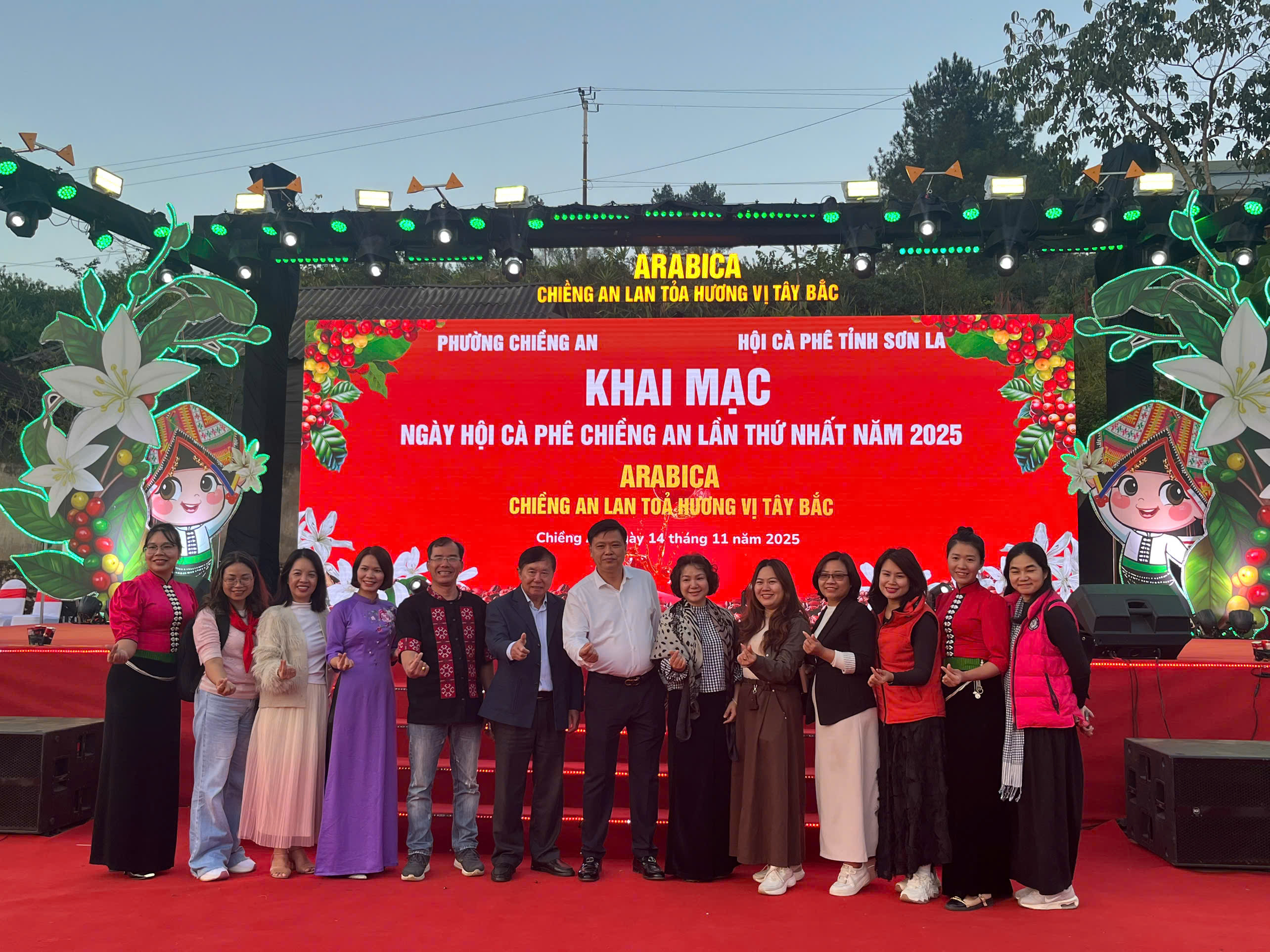 Khai mạc Ngày hội Cà phê Chiềng An lần thứ nhất.