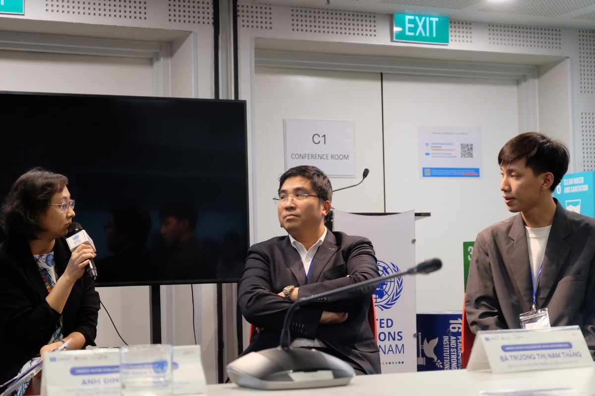 Bà Trần Lan Hương, Trưởng Ban Khoa học Tự nhiên UNESCO Việt Nam, chia sẻ tại sự kiện