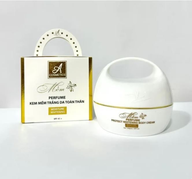 Thu hồi và tiêu hủy toàn quốc lô sản phẩm Kem A Cosmetics Mềm Perfume Moisture Whitening SPF 45+ (hộp 150 g).