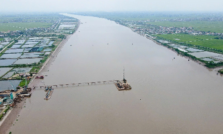 Hà Nội sắp có tuyến cầu vượt sông Đáy