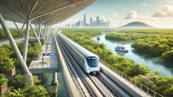 TP. Hồ Chí Minh đẩy nhanh tiến độ dự án tuyến đường sắt Bến Thành – Cần Giờ