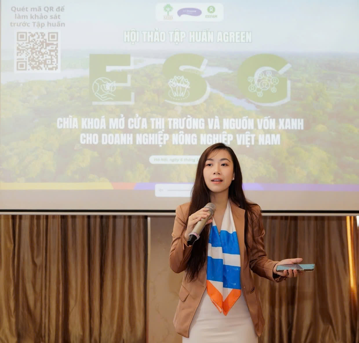 Thạc sĩ Nguyễn Phương Linh, Viện trưởng Viện MSD cho rằng&nbsp;muốn mở rộng thị trường, doanh nghiệp buộc phải đáp ứng các tiêu chuẩn ESG