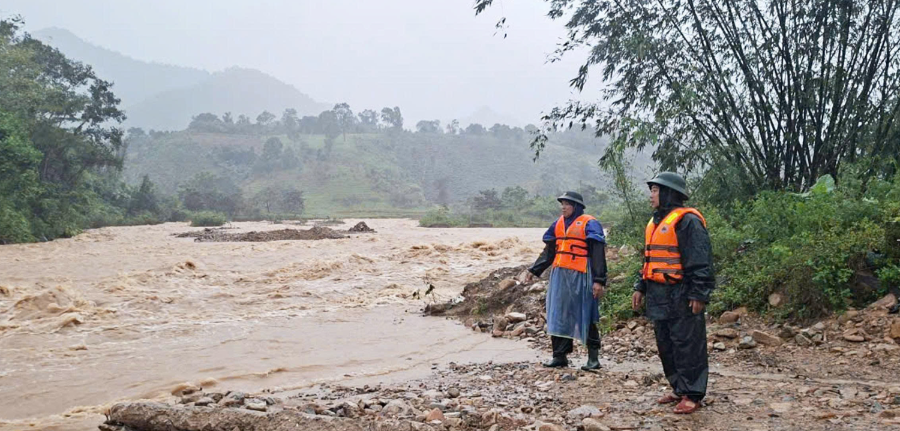 Lực lượng biên phòng túc trực tại các điểm xung yếu