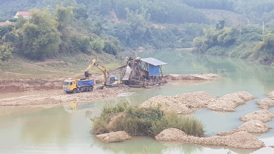 Phối hợp trong quản lý, bảo vệ tài nguyên địa chất chưa khai thác, sử dụng và khoáng sản chưa khai thác; phối hợp trong quản lý cát, sỏi lòng sông lòng hồ tại khu vực giáp ranh địa phận hành chính cấp tỉnh. Ảnh minh họa