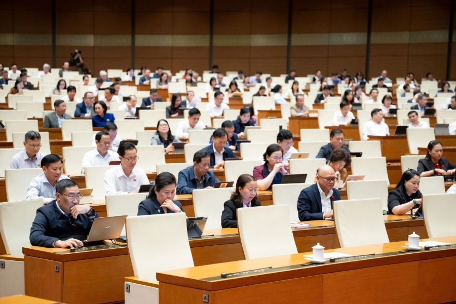 Đại biểu tham gia Phiên họp. Ảnh: Quốc hội.