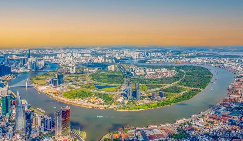 Thủ Thiêm là “bảo chứng” tăng giá của giới đầu tư bất động sản hạng sang.