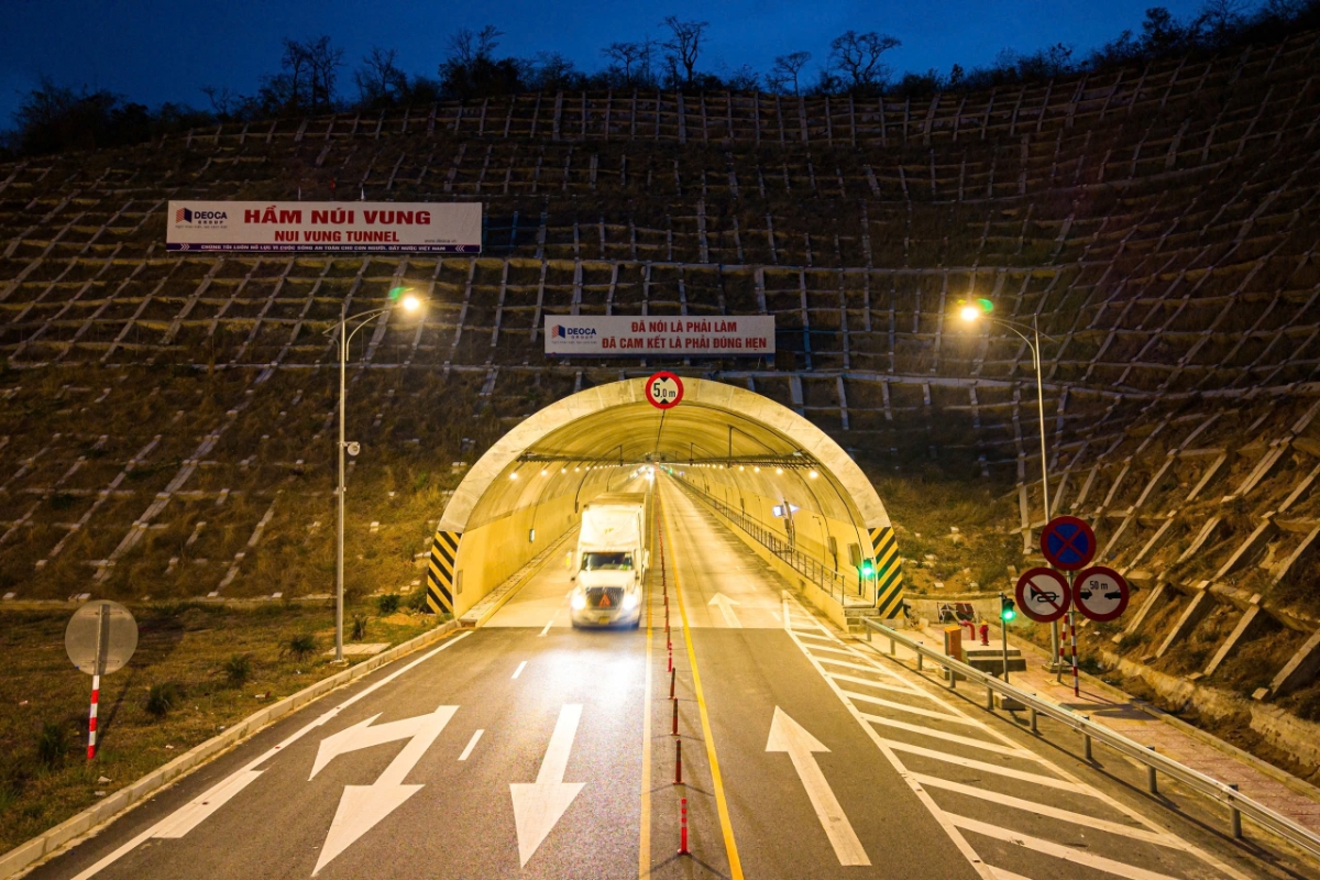 Hầm Núi Vung hiện tại. 