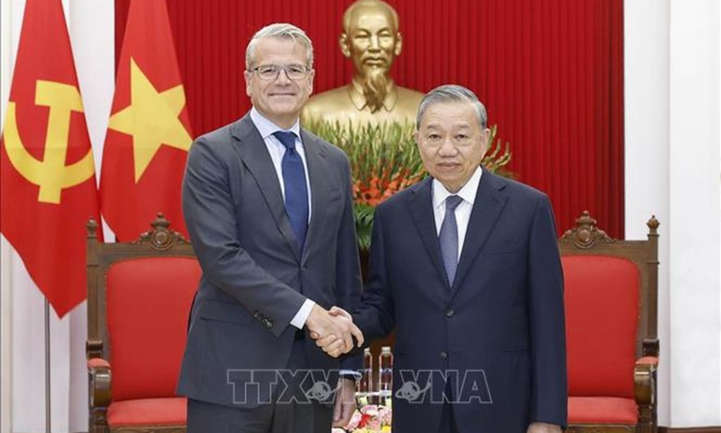 Tổng Bí thư Tô Lâm tiếp Giám đốc Tập đoàn A.P.Moller – Maersk