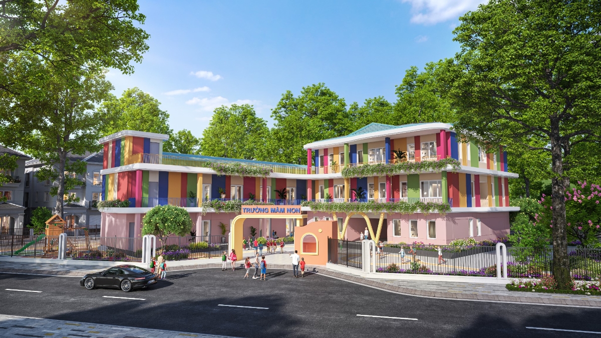 Eurowindow Central Avenue có trường mầm non nội khu, yên tâm phát triển toàn diện cho các cư dân nhí.