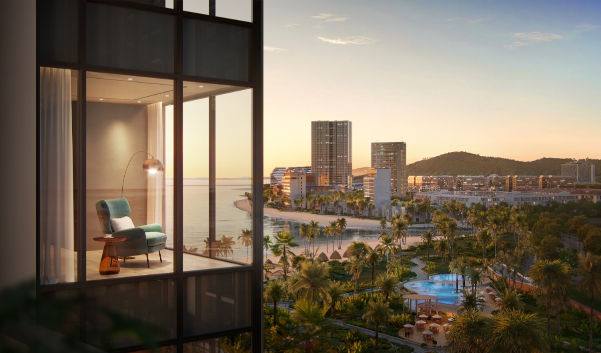 Tại Aria Bay, mỗi tầng không gian là sự hòa quyện của kiến trúc, thiên nhiên và trải nghiệm tinh tuyển.