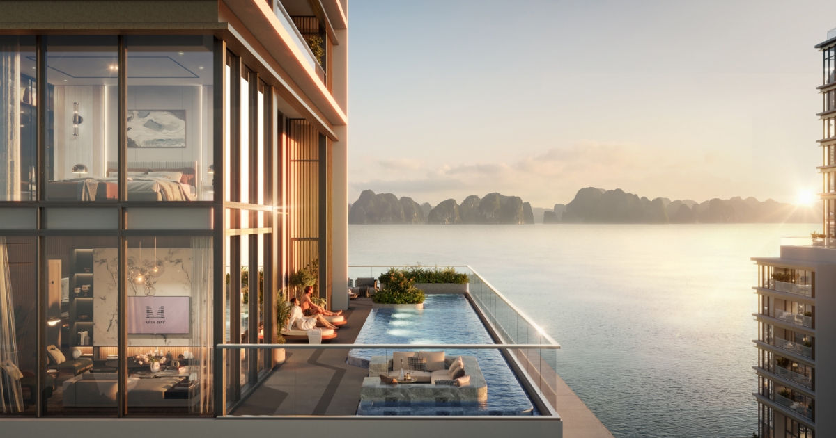 Hệ tiện ích đa tầng tại Aria Bay thu hút cộng đồng thời thượng