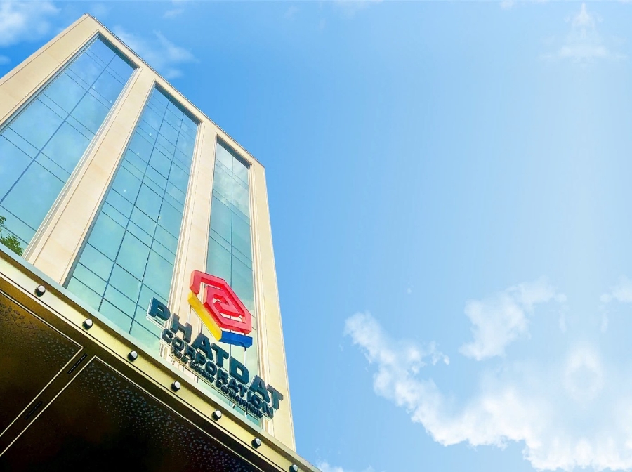 Tòa nhà trụ sở chính của Phát Đạt tại trung tâm TP.HCM – 39 Phạm Ngọc Thạch, phường Xuân Hòa.