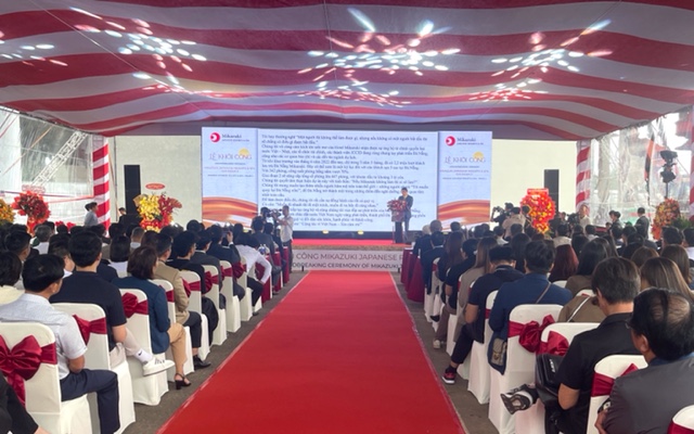 Toàn cảnh buổi Lễ khởi công giai đoạn 2 dự án Mikazuki Japanese Resorts  Spa tại Đà Nẵng. Ảnh Ngô Anh Văn