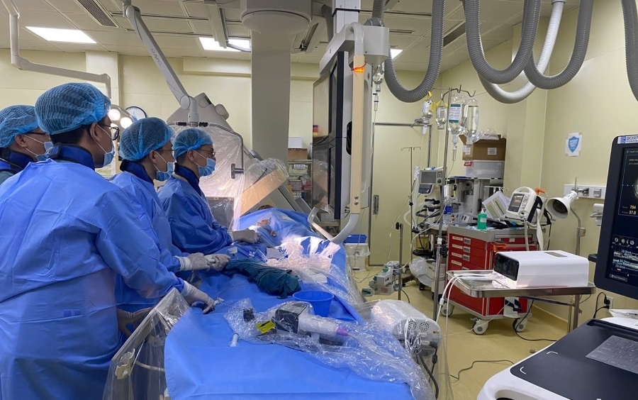 Các bác sỹ xử trí 4 ca nhồi máu cơ tim thành công trong ngày 14/11.