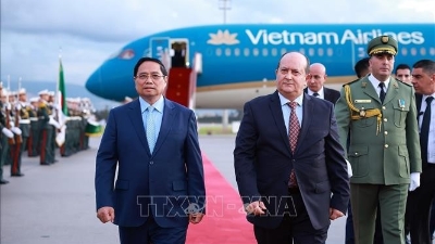 Prime Minister Pham Minh Chinh begins official visit to Algeria