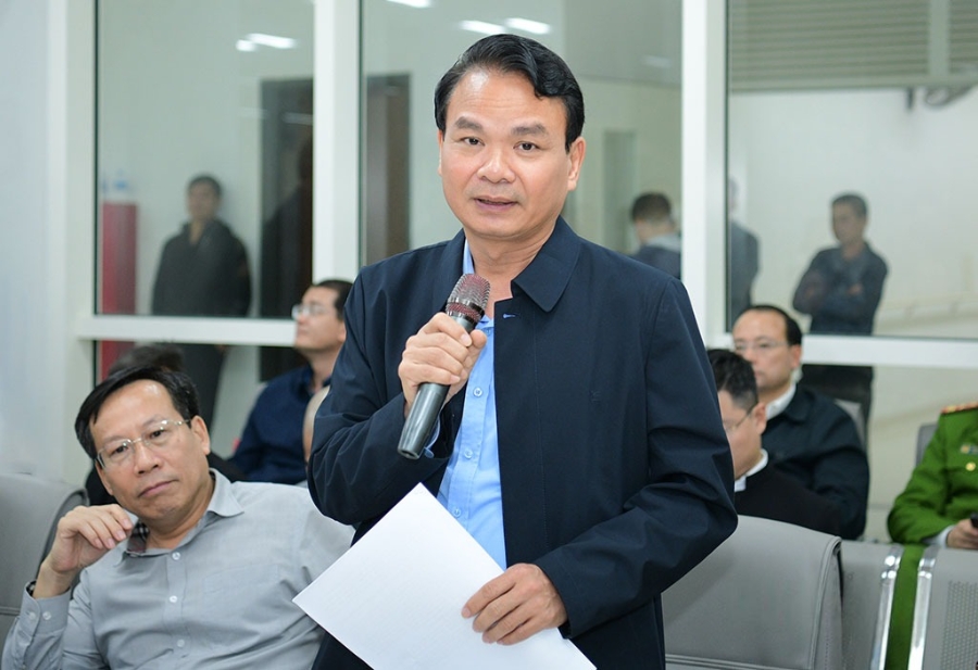 Ông Đặng Xuân Phong, Bí thư Tỉnh ủy Ninh Bình, phát biểu.