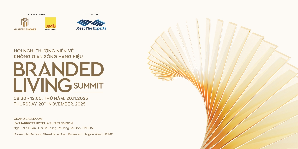 Branded Living Summit 2025 - Diễn đàn Không gian sống hàng hiệu đầu tiên tại Việt Nam do Masterise Homes khởi xướng và tổ chức. Ảnh: Masterise Homes.