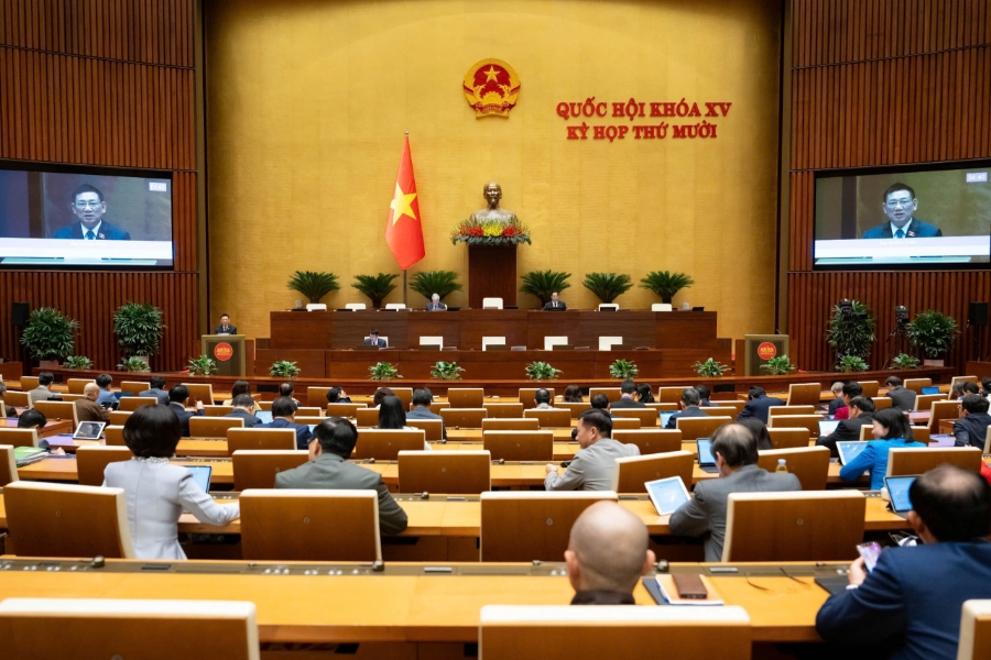 Quang cảnh phiên họp. Ảnh: Quốc hội.