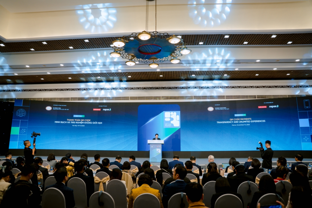 Hội thảo “Thanh toán QR CODE: Minh bạch và trải nghiệm không giới hạn”.