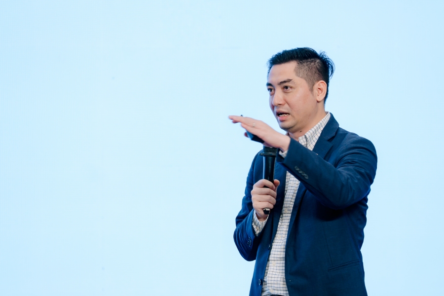 Ông Trần Văn Thành, Phó Trưởng phòng Phát triển Kênh số & Đối tác, Vietcombank nhấn mạnh tới vấn đề 