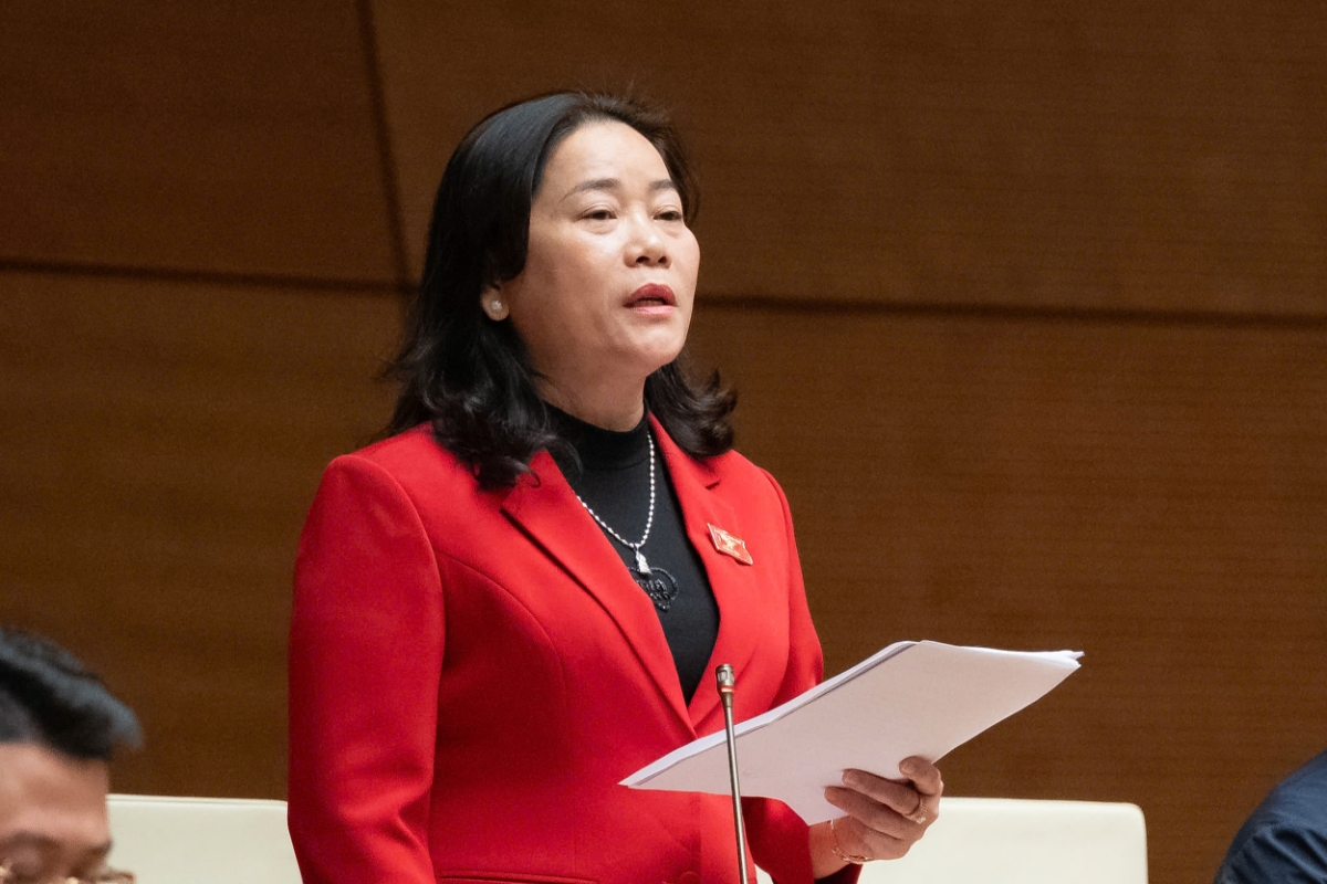 Đại biểu Lê Thị Thanh Lam, Đoàn ĐBQH TP. Cần Thơ. Ảnh: Quochoi.vn.