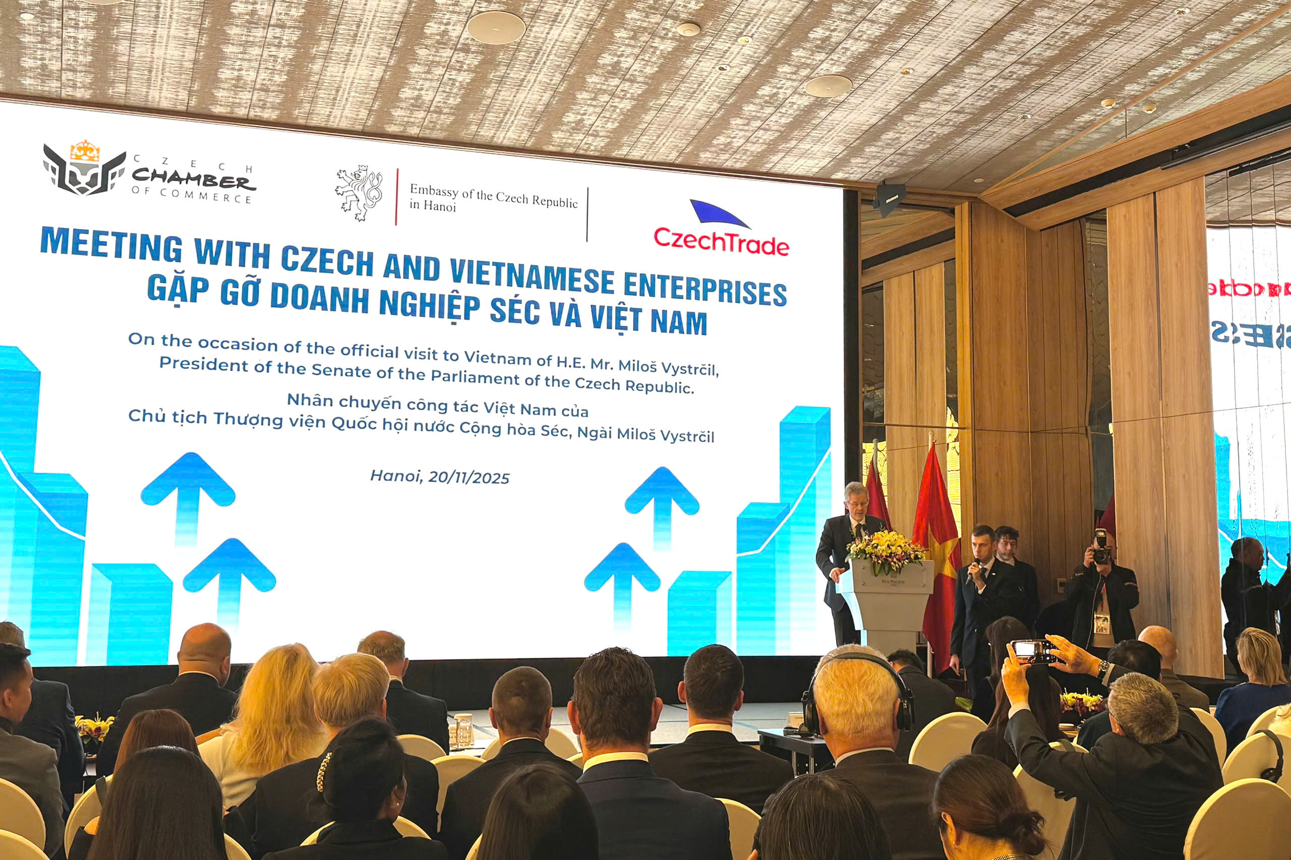 Cuộc Gặp gỡ Doanh nghiệp Séc và Việt Nam diễn ra vào ngày 20/11 tại Hà Nội.