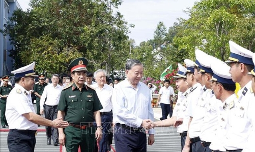 Tổng Bí thư Tô Lâm: Nâng cao sức mạnh bảo vệ chủ quyền biển, đảo Tây Nam