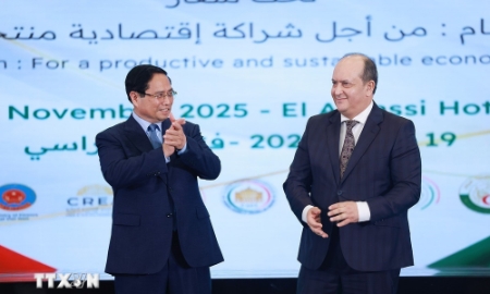 Thủ tướng Phạm Minh Chính và Thủ tướng Algeria cùng dự Diễn đàn kinh tế