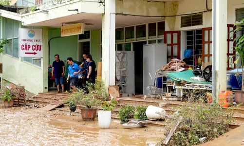 Nghệ An: Khẩn cấp khôi phục hạ tầng y tế ở vùng cao bị thiệt hại do mưa bão