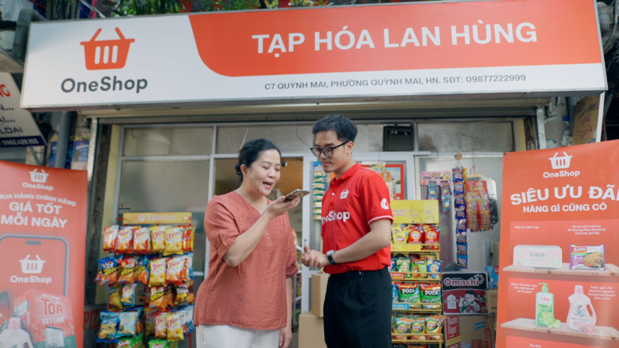 OneShop giúp tiểu thương ứng dụng công nghệ, hòa vào dòng chảy số hóa quốc gia.