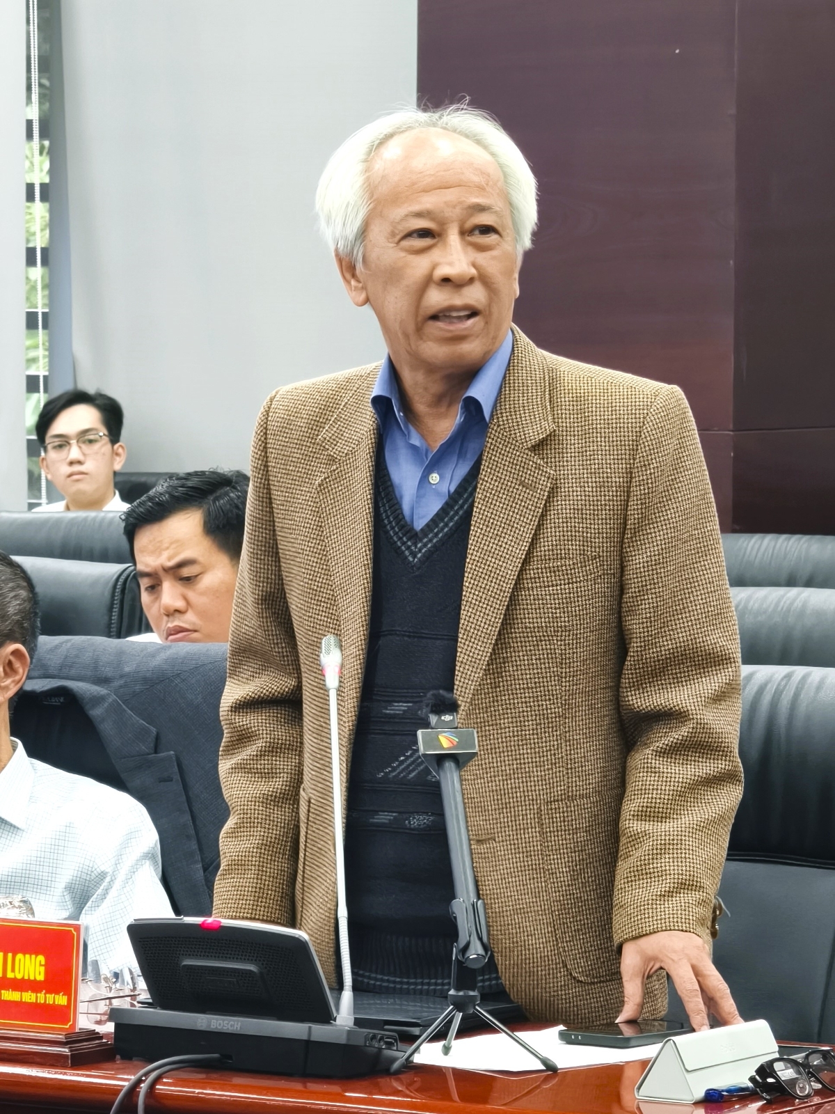 Tiến sỹ Nguyễn Long, Tổng Thư ký Hội Tin học Việt Nam. Ảnh: Quang Hiếu