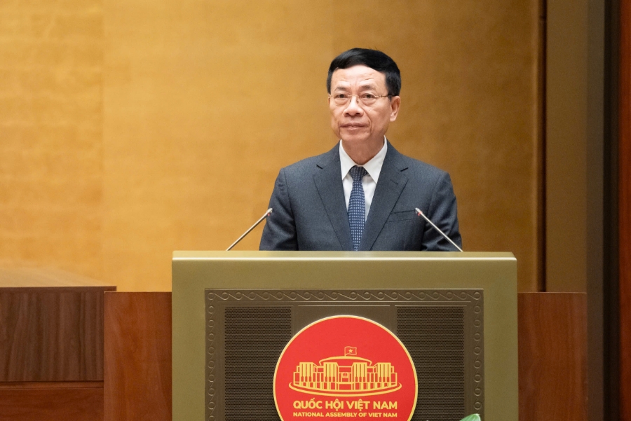 Bộ trưởng Bộ Khoa học và Công nghệ Nguyễn Mạnh Hùng. 