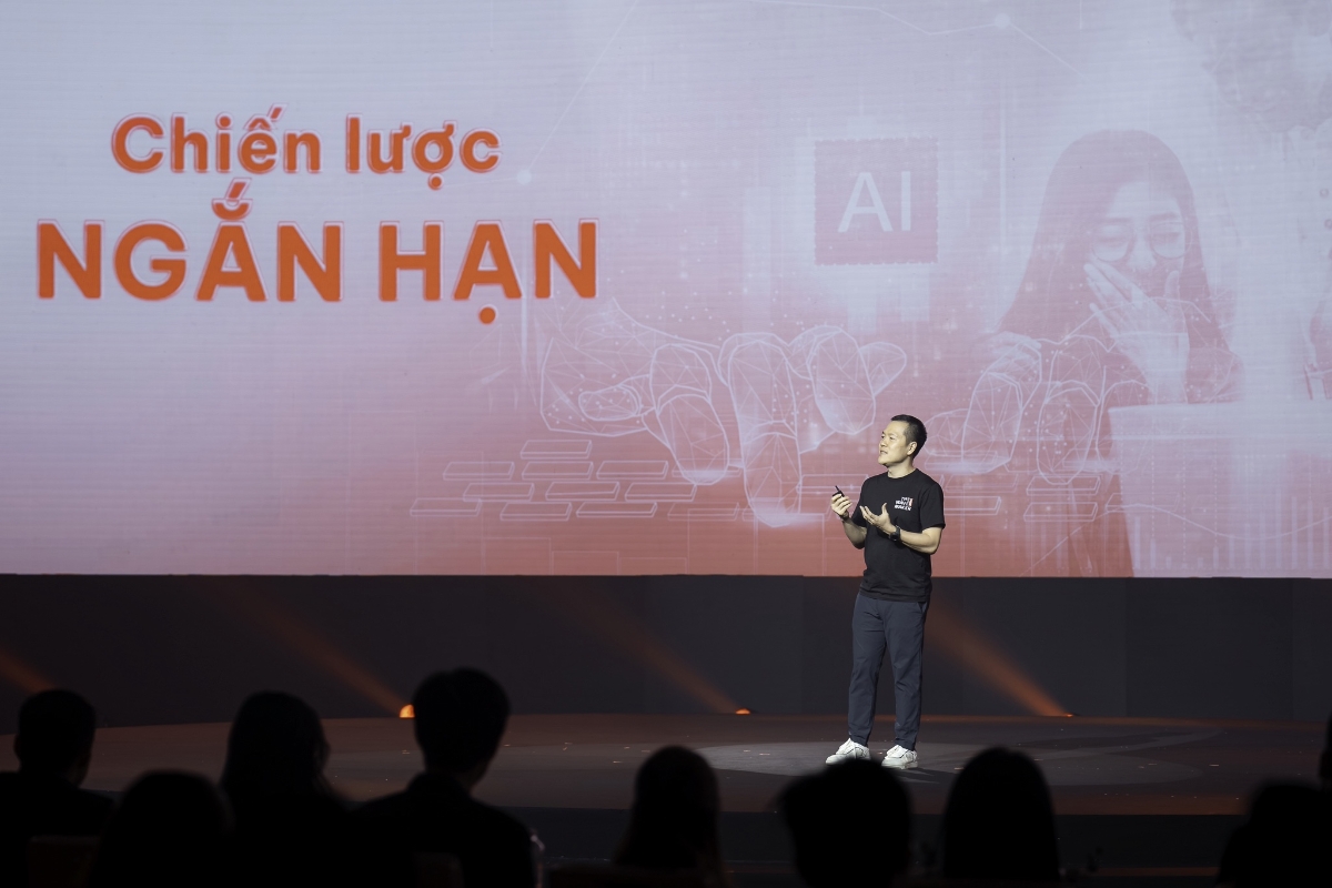 Ông Nguyễn Hoàng Giang, Chủ tịch HĐQT DNSE phát biểu tại sự kiện.