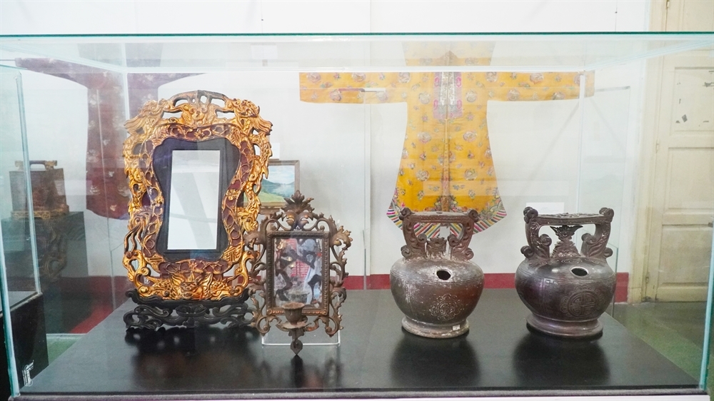 Không gian trưng bày các hiện vật.