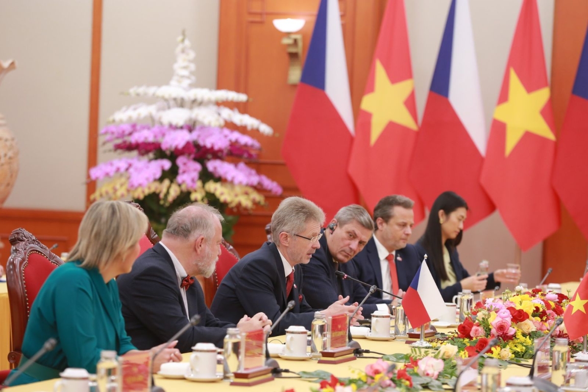 Hình ảnh buổi tiếp. Ảnh: ĐCS