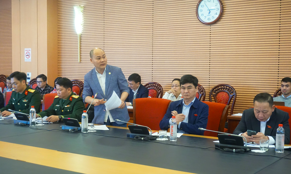 Ông Nguyễn Tử Quảng, Chủ tịch Hội đồng quản trị, Tổng giám đốc BKAV, chia sẻ tại hội thảo - Ảnh: Quochoi.vn