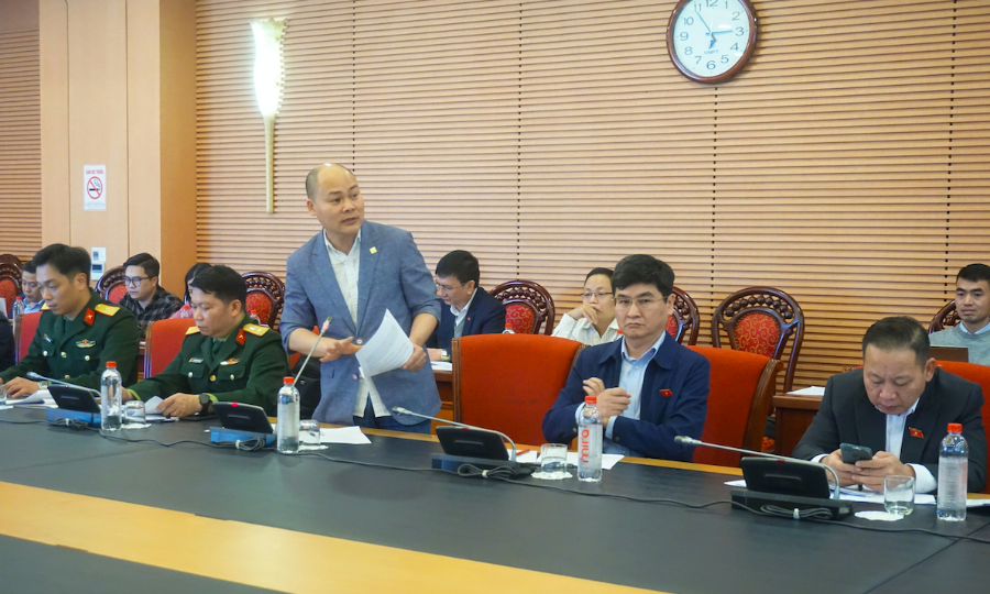 Ông Nguyễn Tử Quảng, Chủ tịch Hội đồng quản trị, Tổng giám đốc BKAV, chia sẻ tại hội thảo - Ảnh: Quochoi.vn