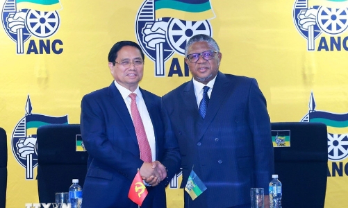 Thủ tướng gặp Tổng Thư ký Đảng ANC